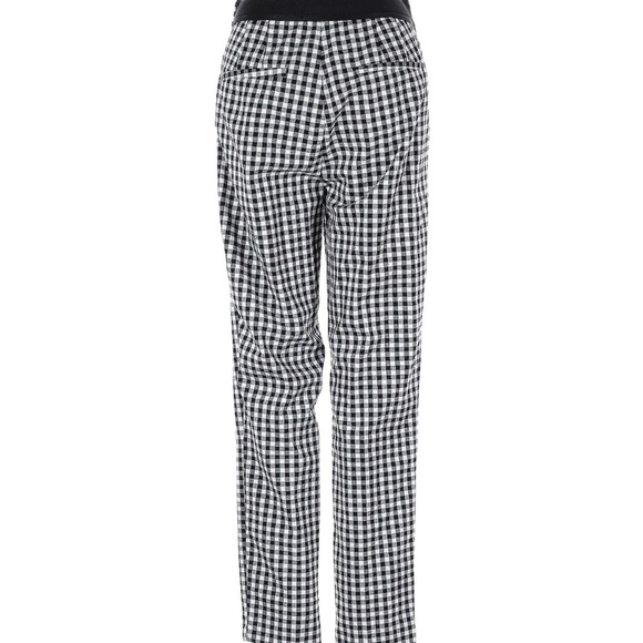 ZARA check pants front pockets elastic waist at back faux pockets at back size M - Picture 2 of 13